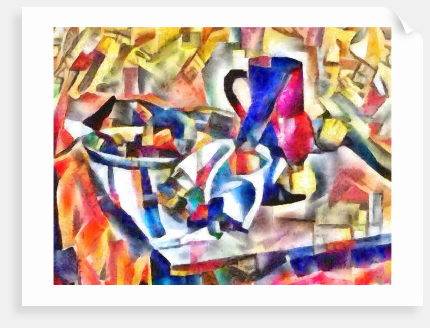 Scattered pack with fruits, 2017 by Alex Caminker