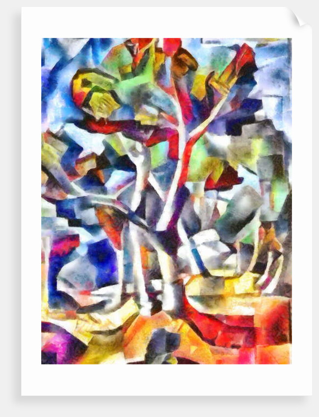 Evening forest, 2017 by Alex Caminker