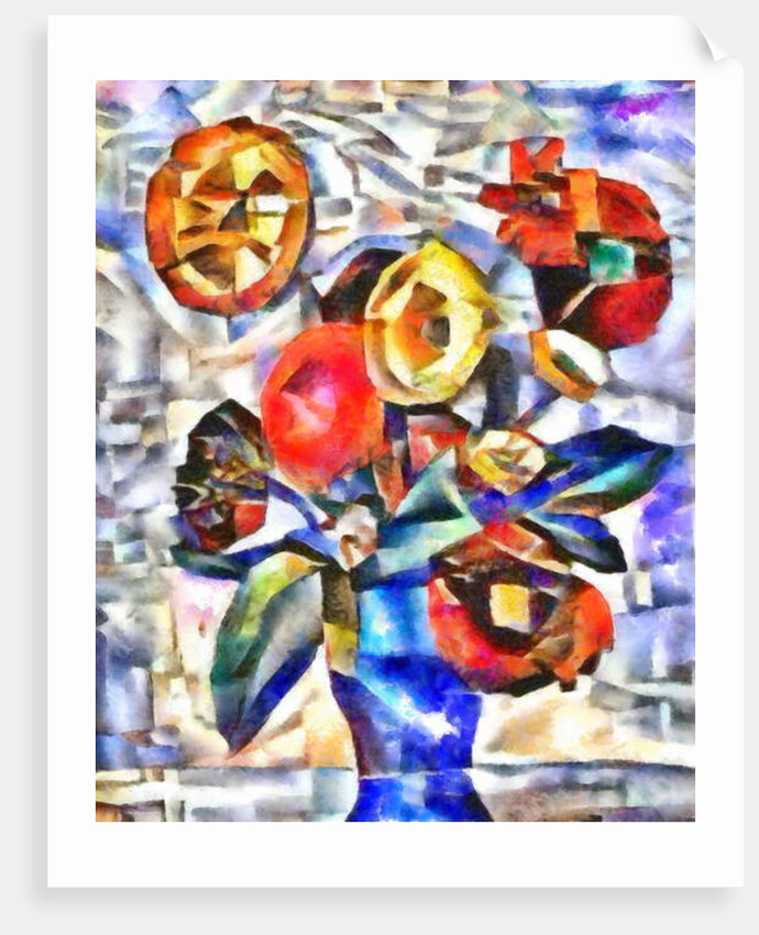 Bouquet with big flowers, 2017 by Alex Caminker