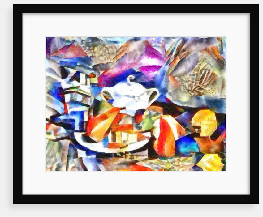 White teapot, 2017 by Alex Caminker