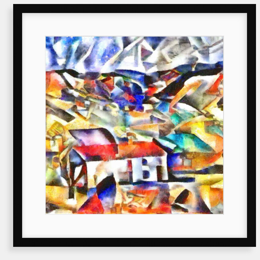 Village in the hills, 2017 by Alex Caminker