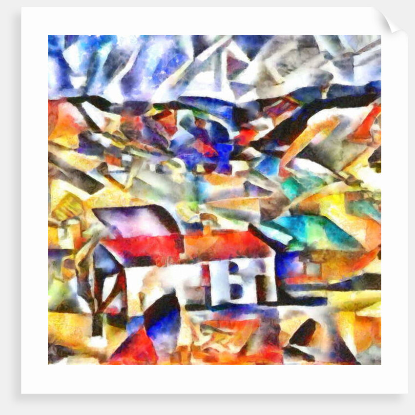 Village in the hills, 2017 by Alex Caminker