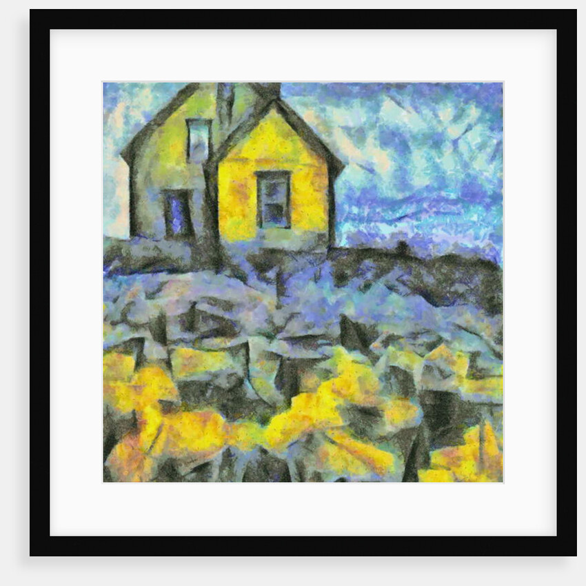 In blue № 10, 2017 by Alex Caminker