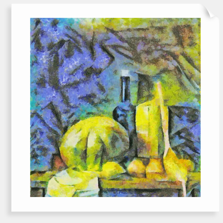 In blue № 5, 2017 by Alex Caminker