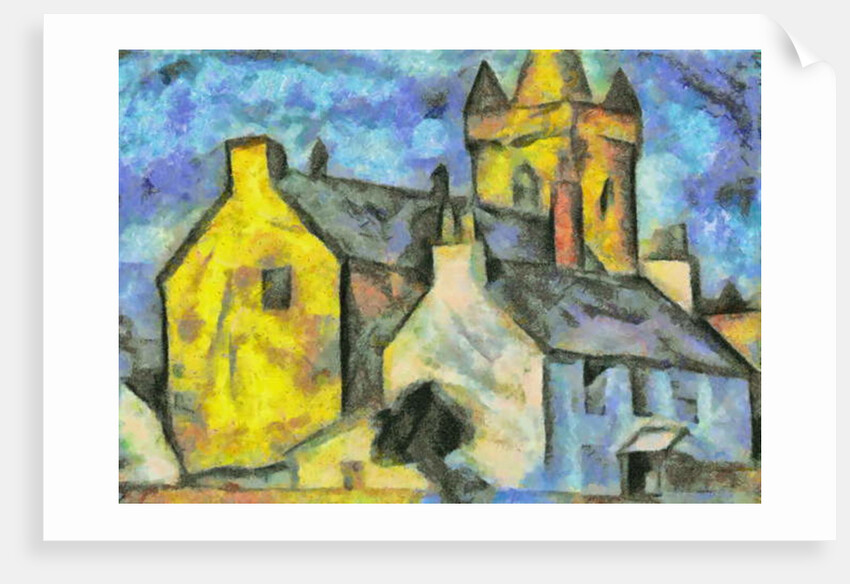 In blue № 8, 2017 by Alex Caminker