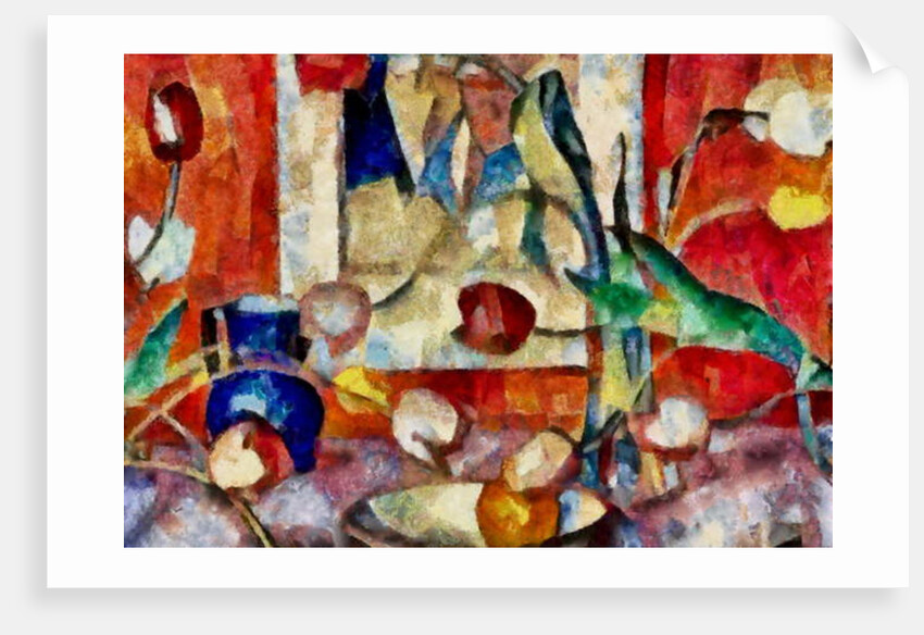 In the red #11, 2017 by Alex Caminker