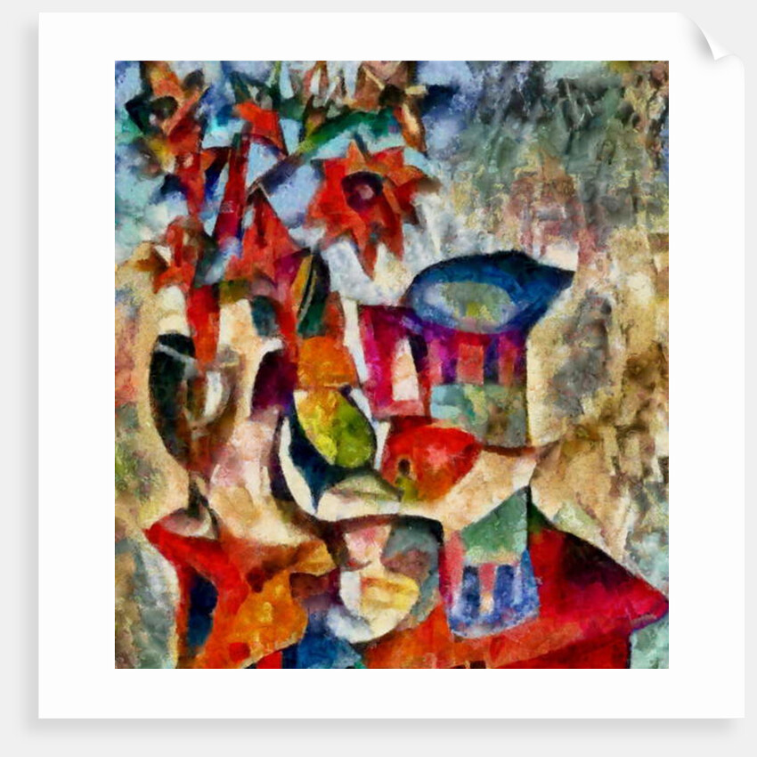 In the red #13, 2017 by Alex Caminker