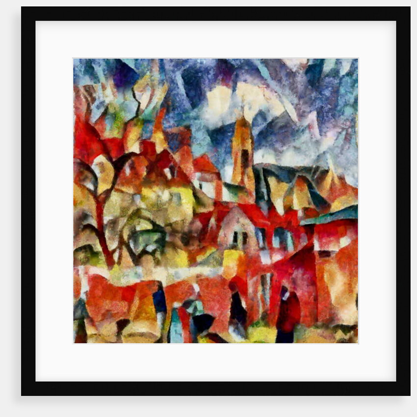 In the red #6, 2017 by Alex Caminker