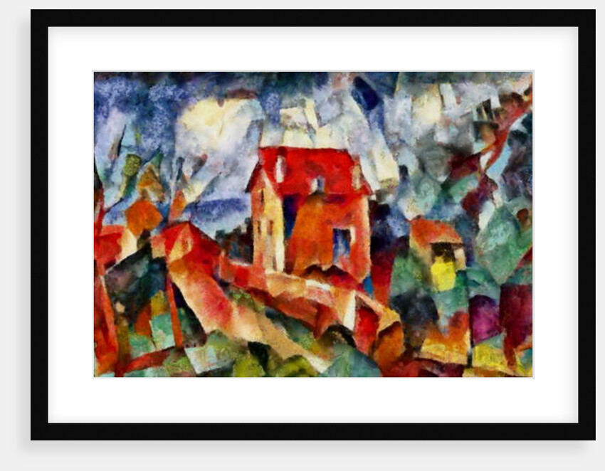 In the red #7, 2017 by Alex Caminker