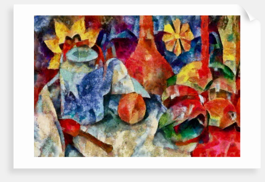 In the red #23,2017 by Alex Caminker