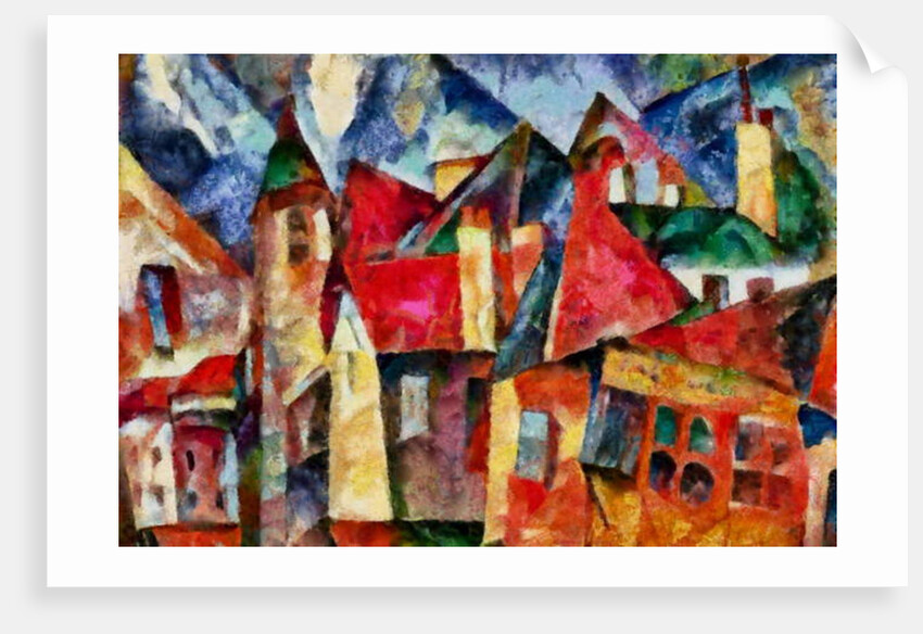 In the red #8, 2017 by Alex Caminker