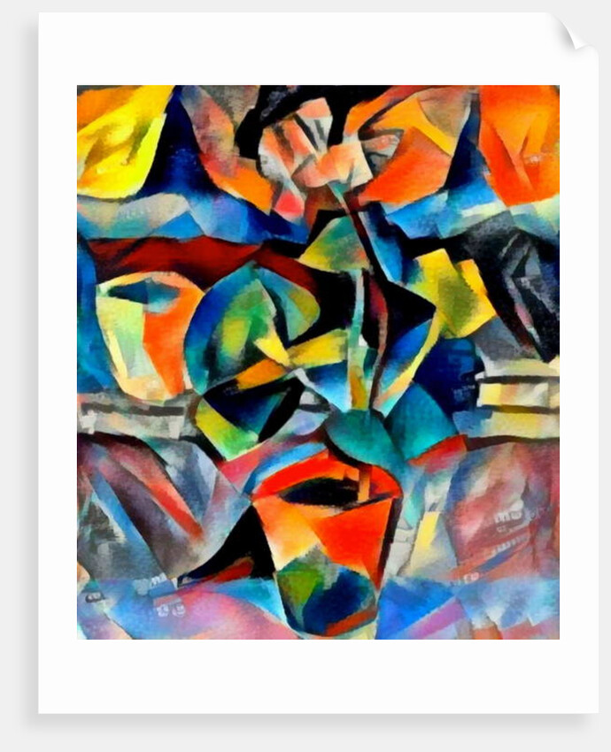 two flower pots,2017 by Alex Caminker