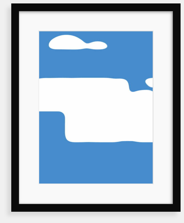 Improvisation with blue and white, 2017 by Alex Caminker