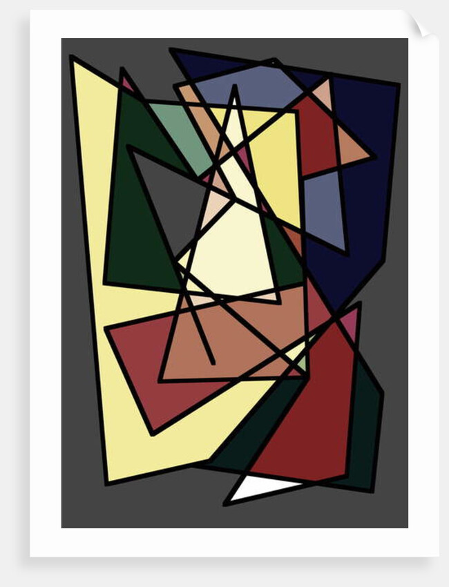 Cubism landscape, 2017 by Alex Caminker