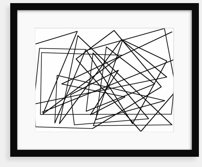 String-line as a cubism, 2017 by Alex Caminker