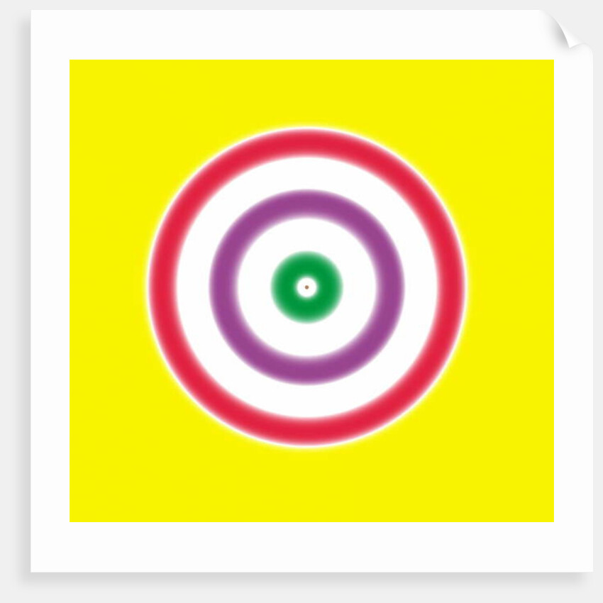 Note as a target, 2019 by Alex Caminker
