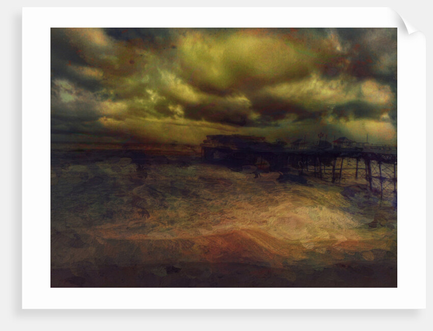 A storm at night, Cromer Pier, Norfolk by Mark Gordon