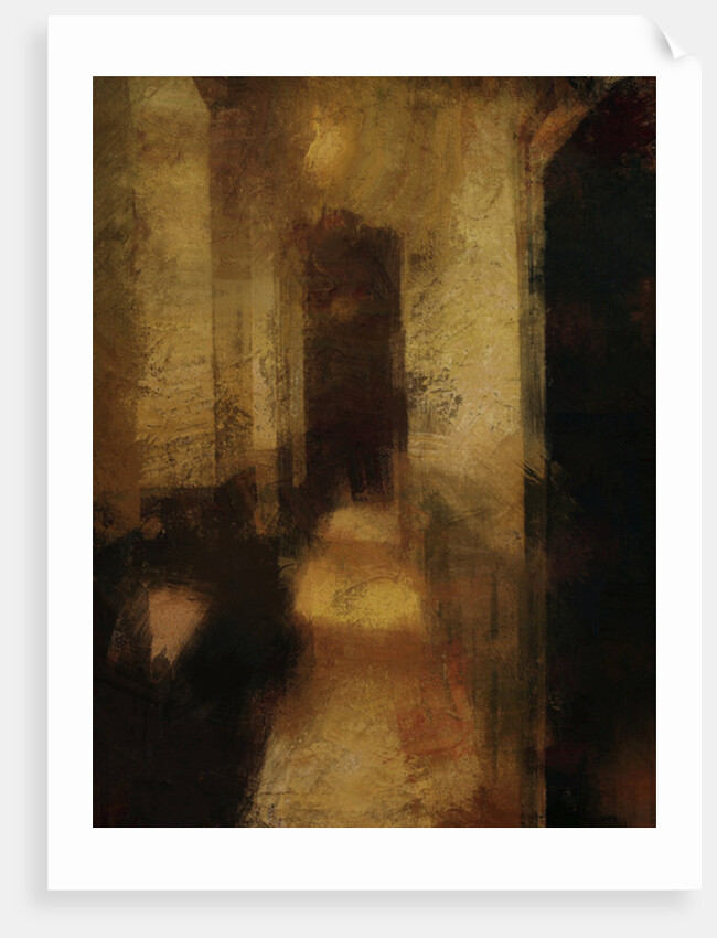 a corridor at Elvaston castle by Mark Gordon