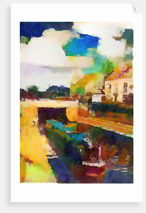 canal boat at trent lock by Mark Gordon