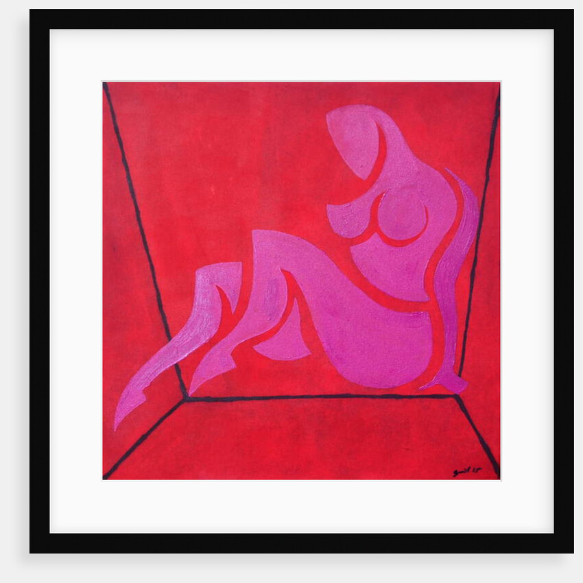 Study for Figure in Cubic Space, 2015 by Guilherme Pontes