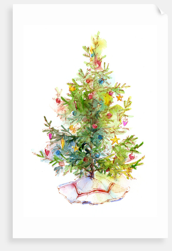 Christmas tree with skirt, 2016 by John Keeling