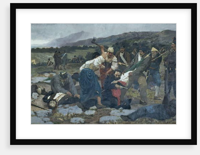 The Death of Carlo Pisacane by Giuseppe Sciuti