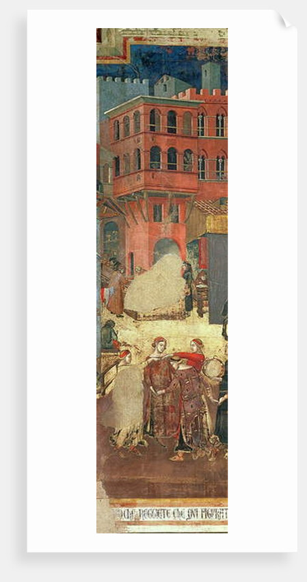 Good Government in the City,1338-40 by Ambrogio Lorenzetti