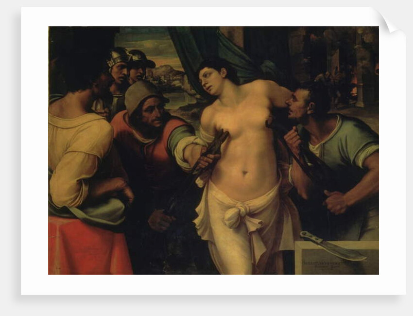 The Martyrdom of St. Agatha, 1520 by Sebastiano del Piombo