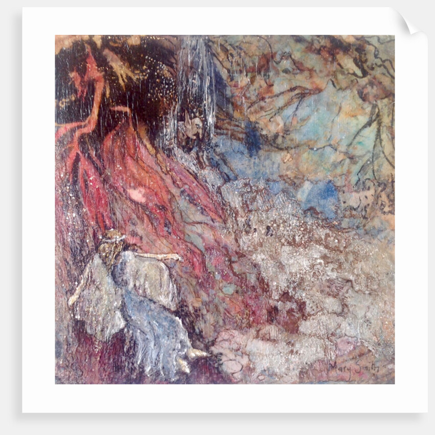 Fairy passing the Hobgoblin's lair, 2016 by Mary Smith