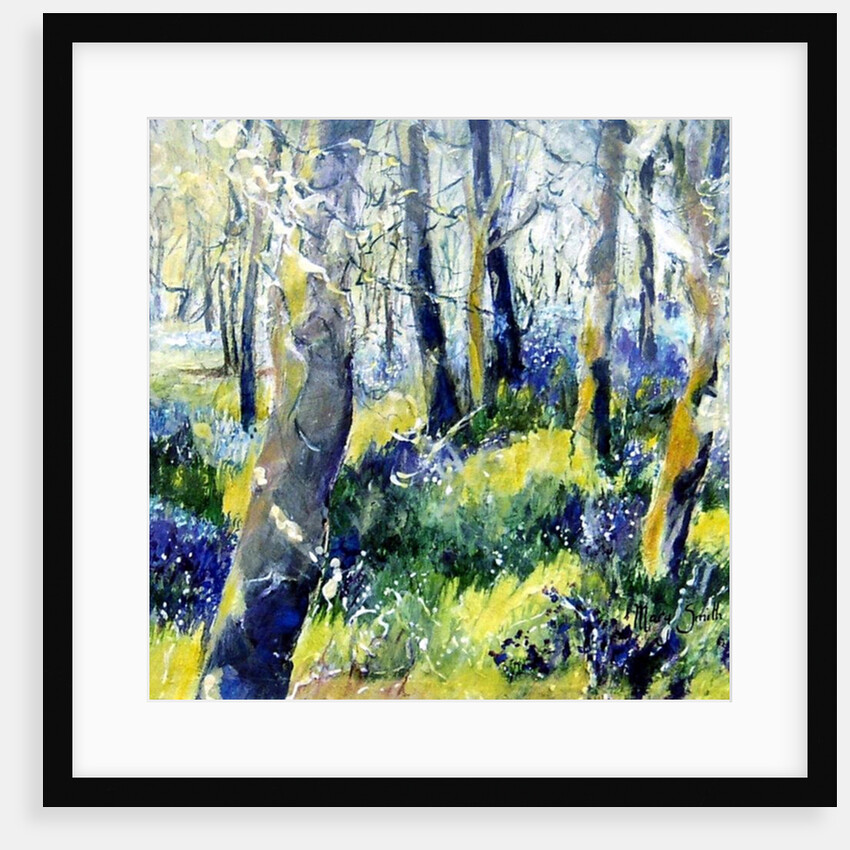 Bluebells and Yellow, 2011 by Mary Smith