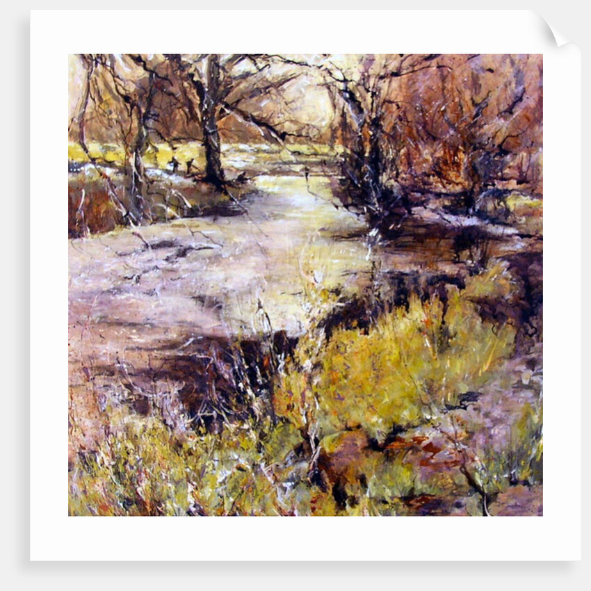 Fishing in Wolfscote dale by Mary Smith