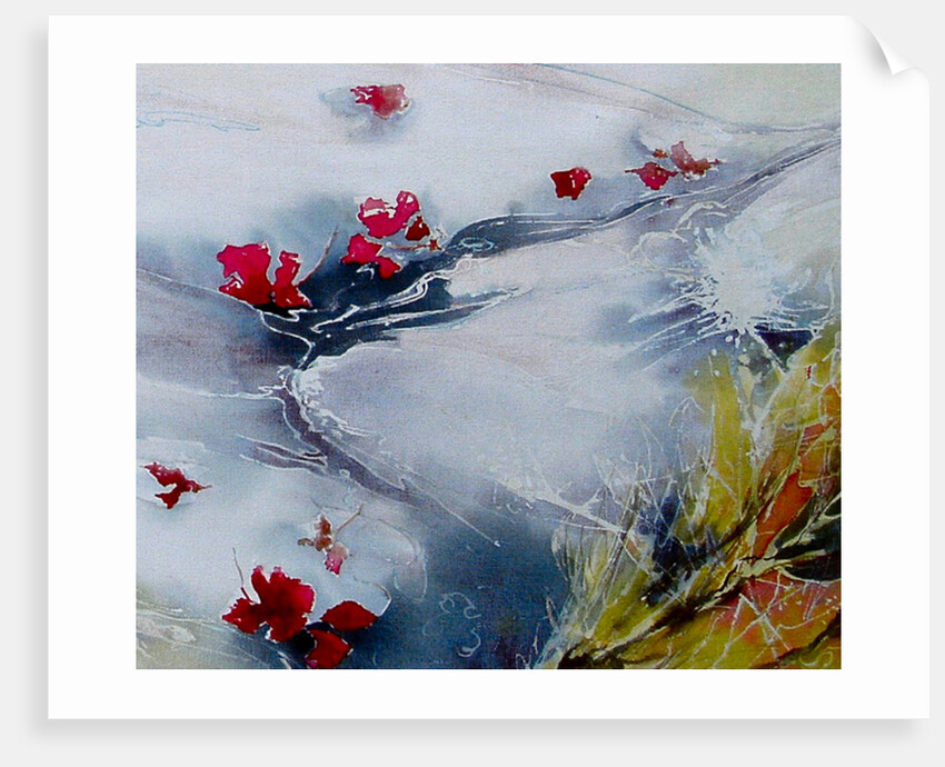 Petals floating downstream, 2017 by Mary Smith