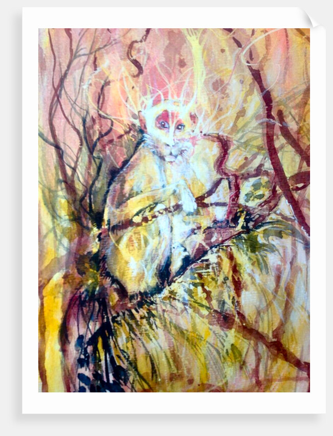 cheeky monkey, 2017 by Mary Smith
