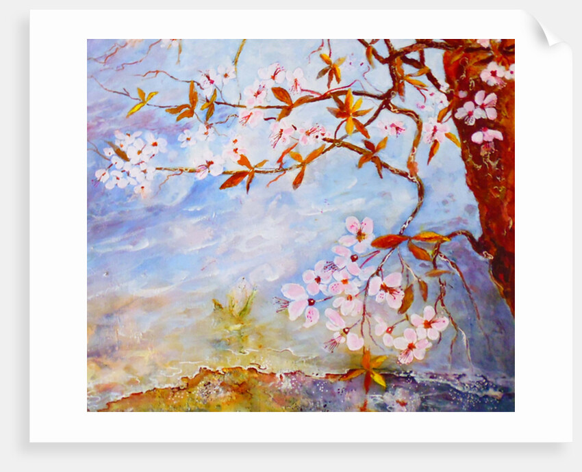 blossom by the waterside, 2015 by Mary Smith