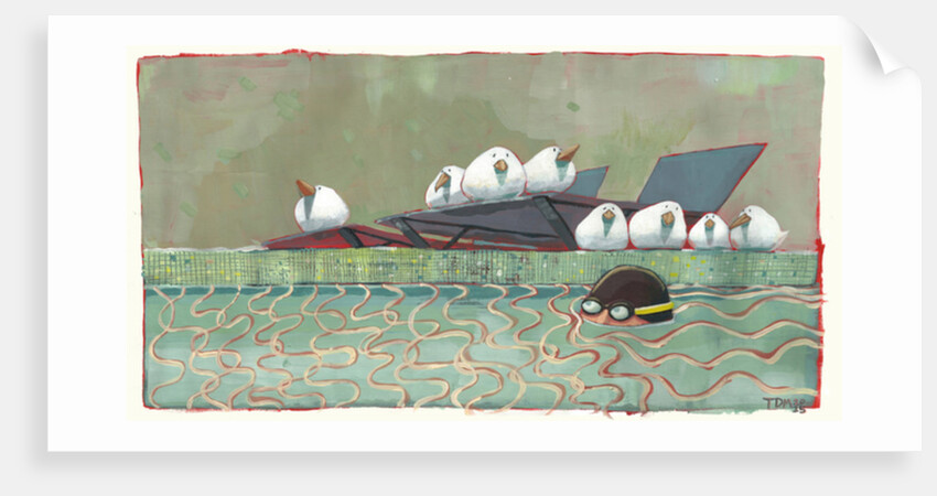 Pool Birds, 2015 by Thomas MacGregor