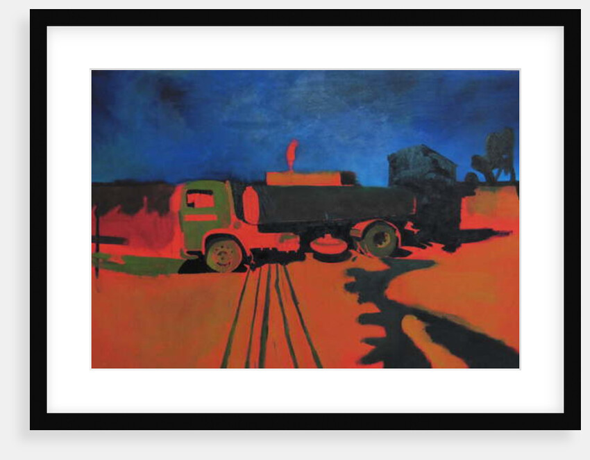 Bolivian Tanker underpainting, 2018 by Thomas MacGregor