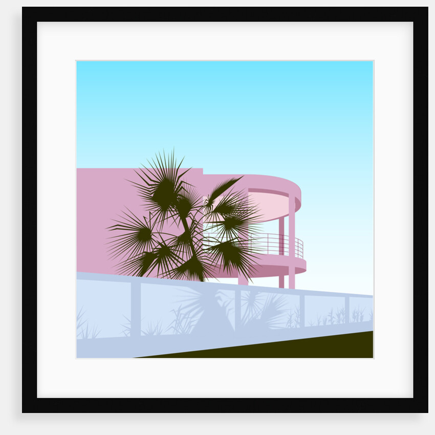 Art Deco Beach House, 2017 by Claire Huntley