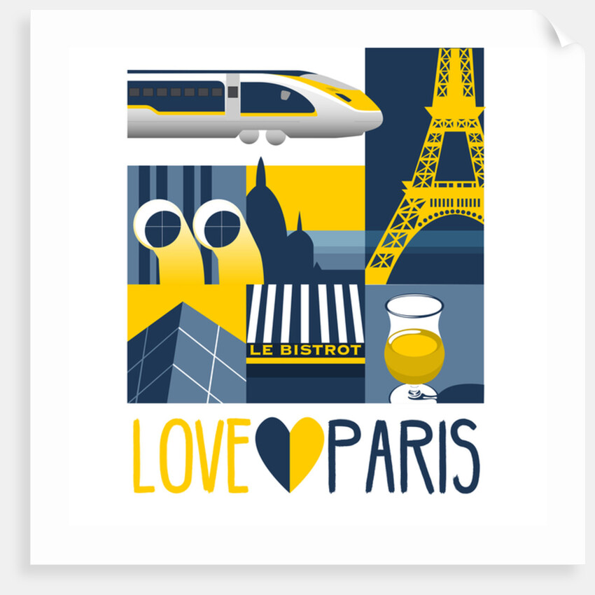 Love Paris, 2017 by Claire Huntley