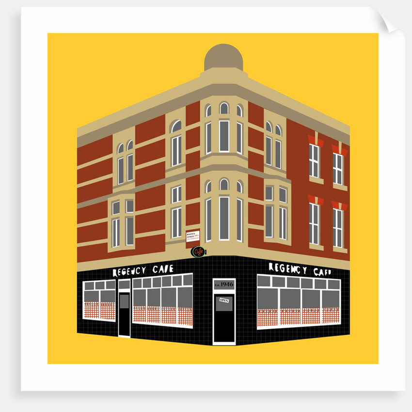 Regency Cafe, Westminster, 2017 by Claire Huntley