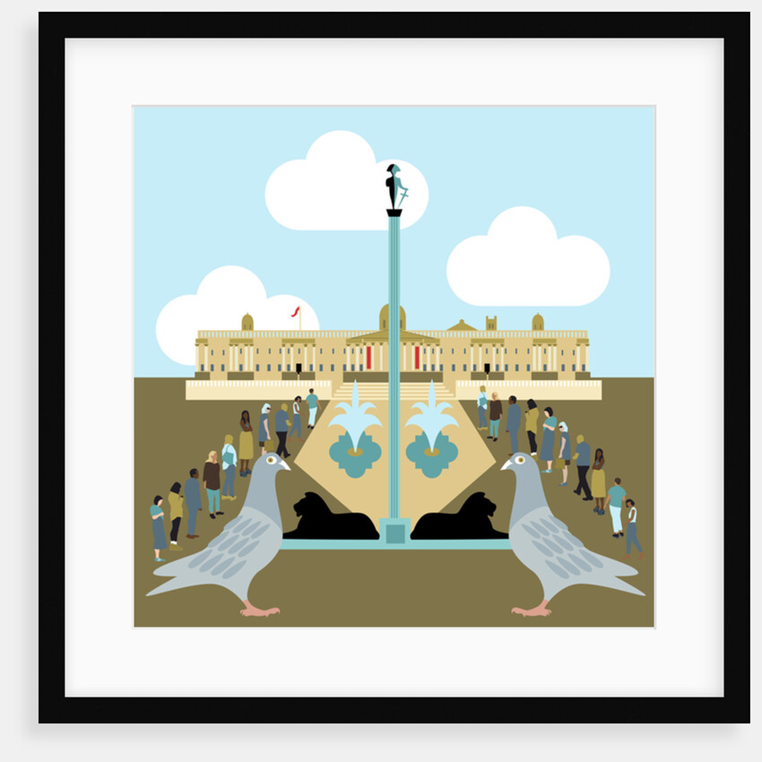 National Gallery, Trafalgar Square, 2017 by Claire Huntley