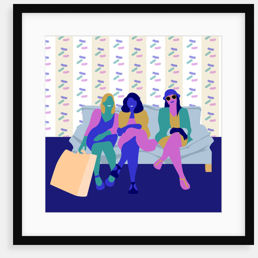 Happy Shoppers, 2017 by Claire Huntley