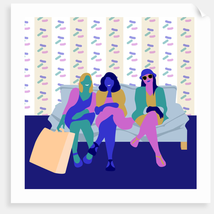 Happy Shoppers, 2017 by Claire Huntley