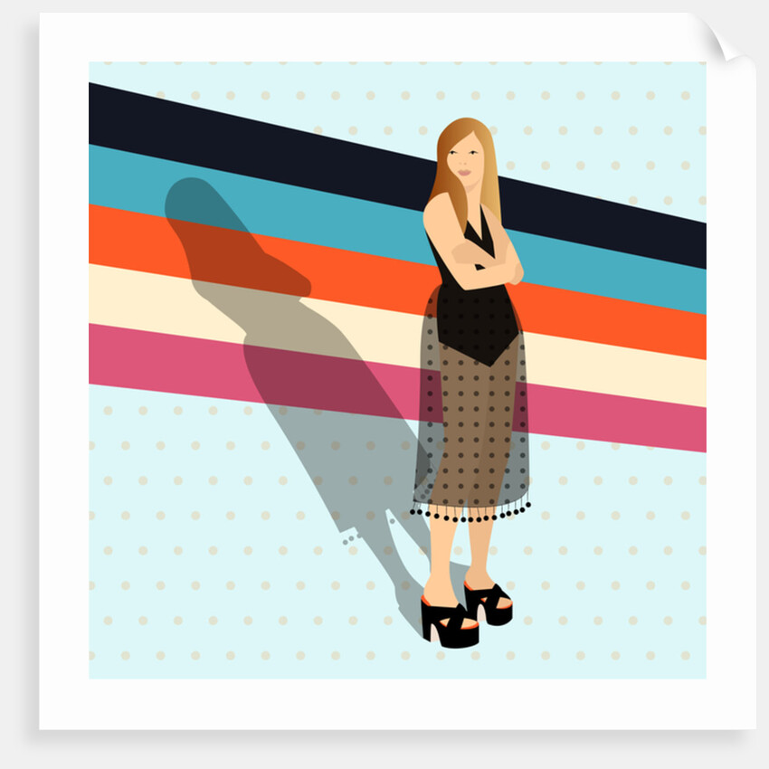 Fashion Stripes, 2017 by Claire Huntley