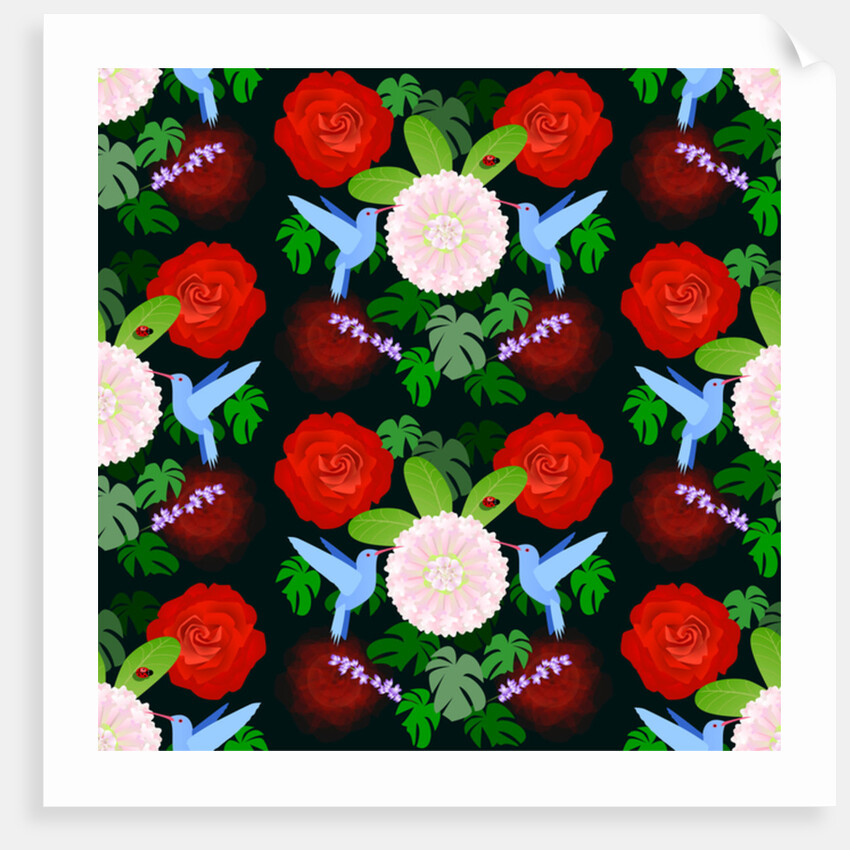 The Ladybird and the Hummingbird, 2017 by Claire Huntley