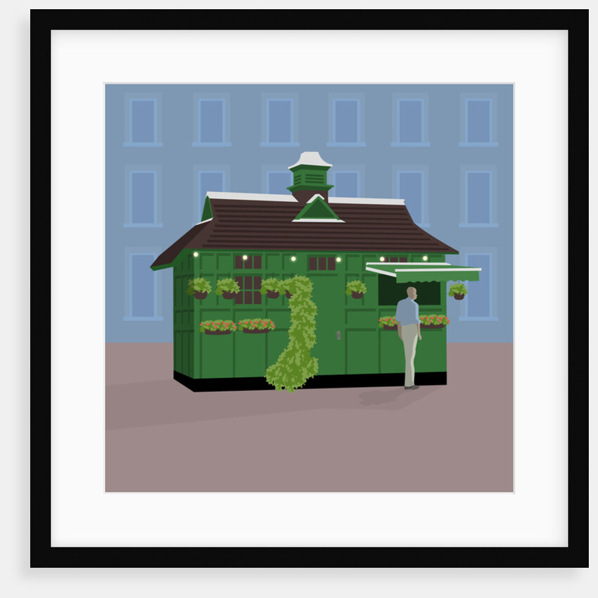 Hackney Carriage Hut, Russell Square, 2017 by Claire Huntley