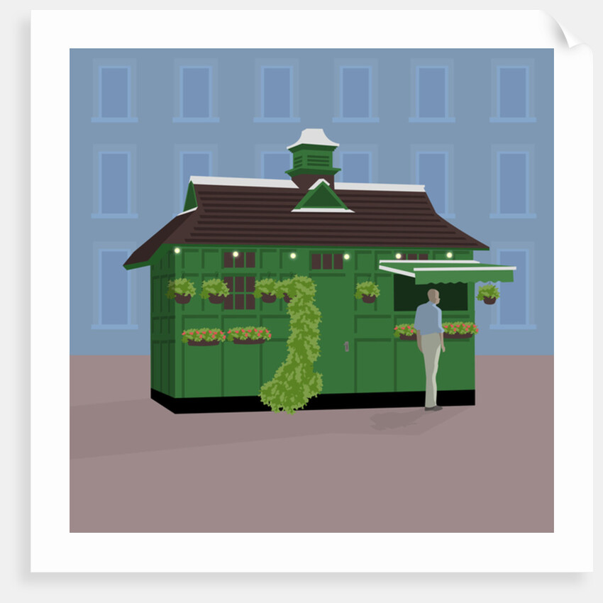 Hackney Carriage Hut, Russell Square, 2017 by Claire Huntley