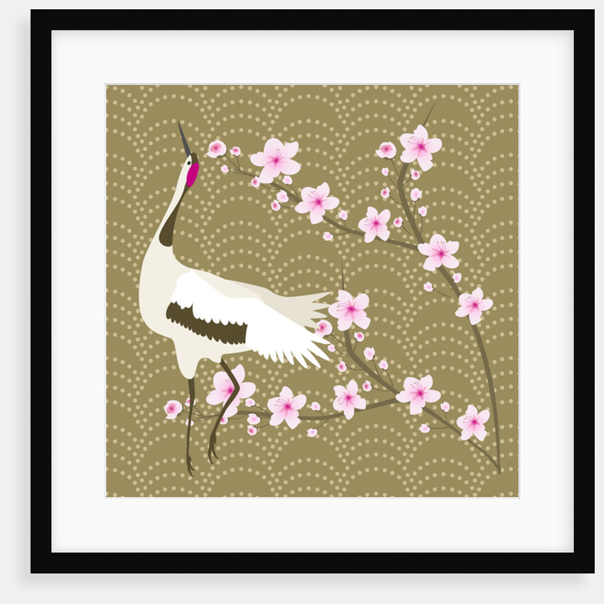 The Cherry Blossom and the Crane, 2017 by Claire Huntley