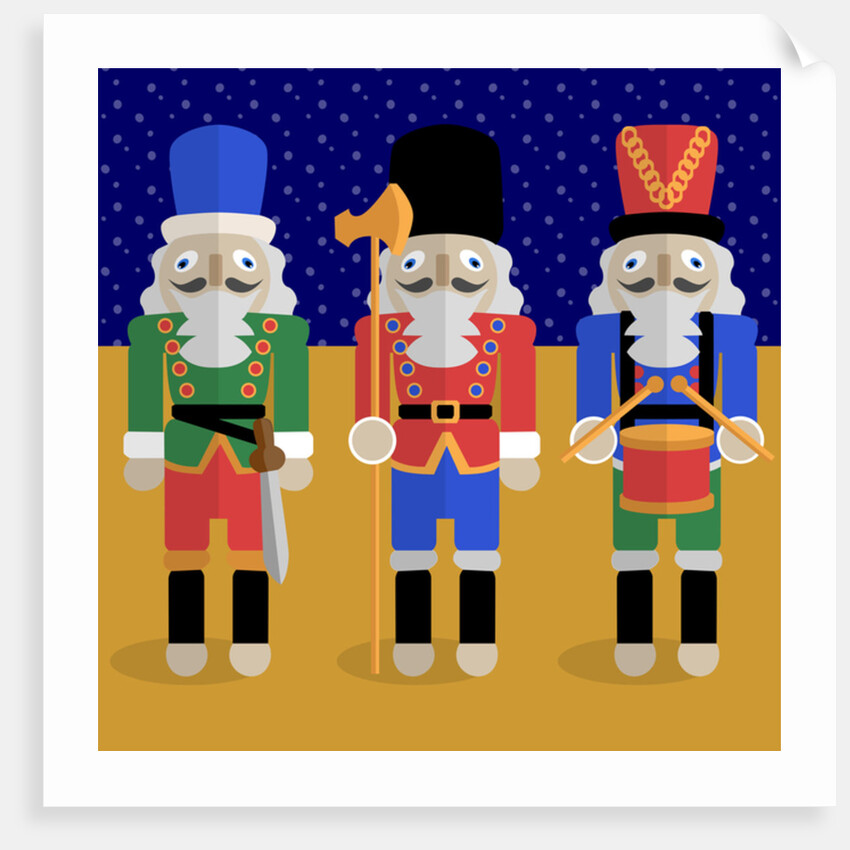 Christmas Nutcrackers - Good Luck Symbols, 2017 by Claire Huntley