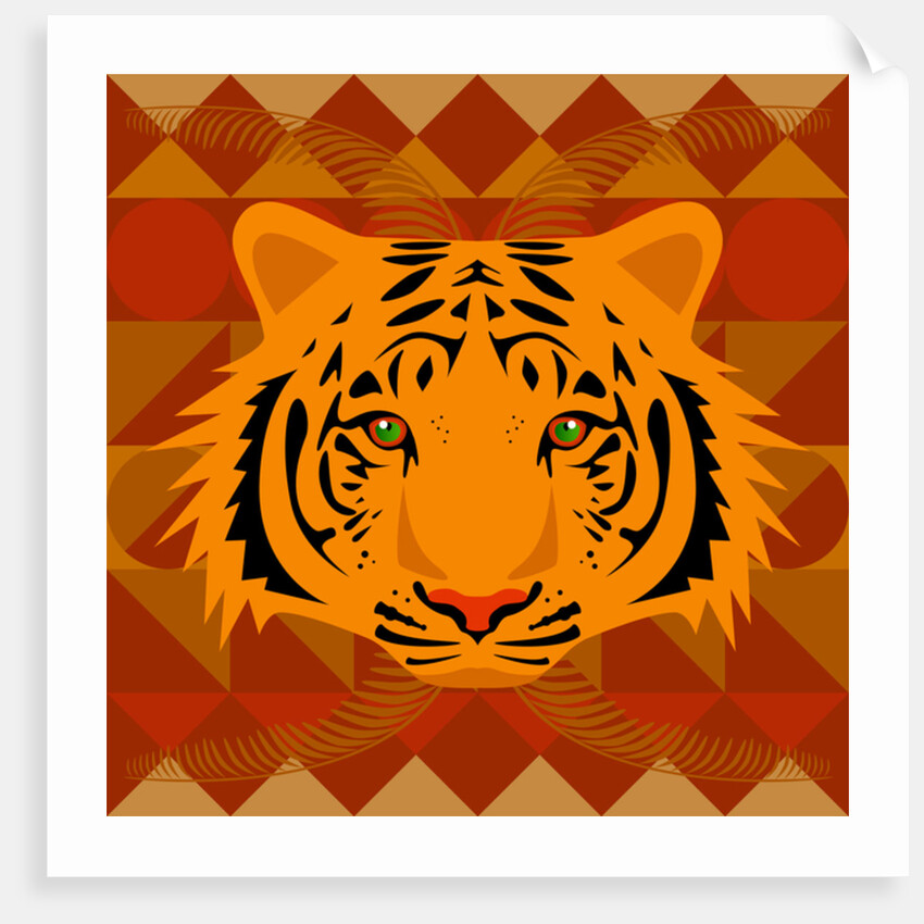 Aztec Tiger, 2017 by Claire Huntley