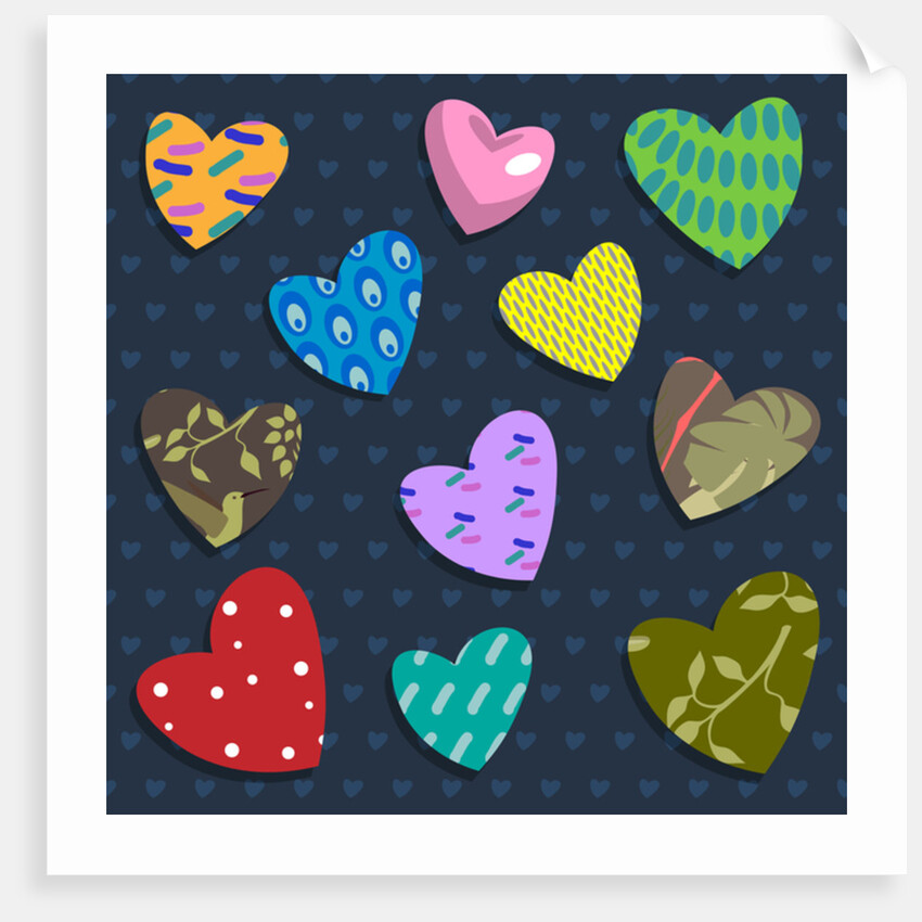 Love Hearts, 2017 by Claire Huntley